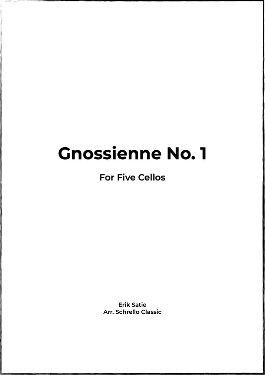 Gnossienne No. 1 Cello Quintet Arrangement Digital Download