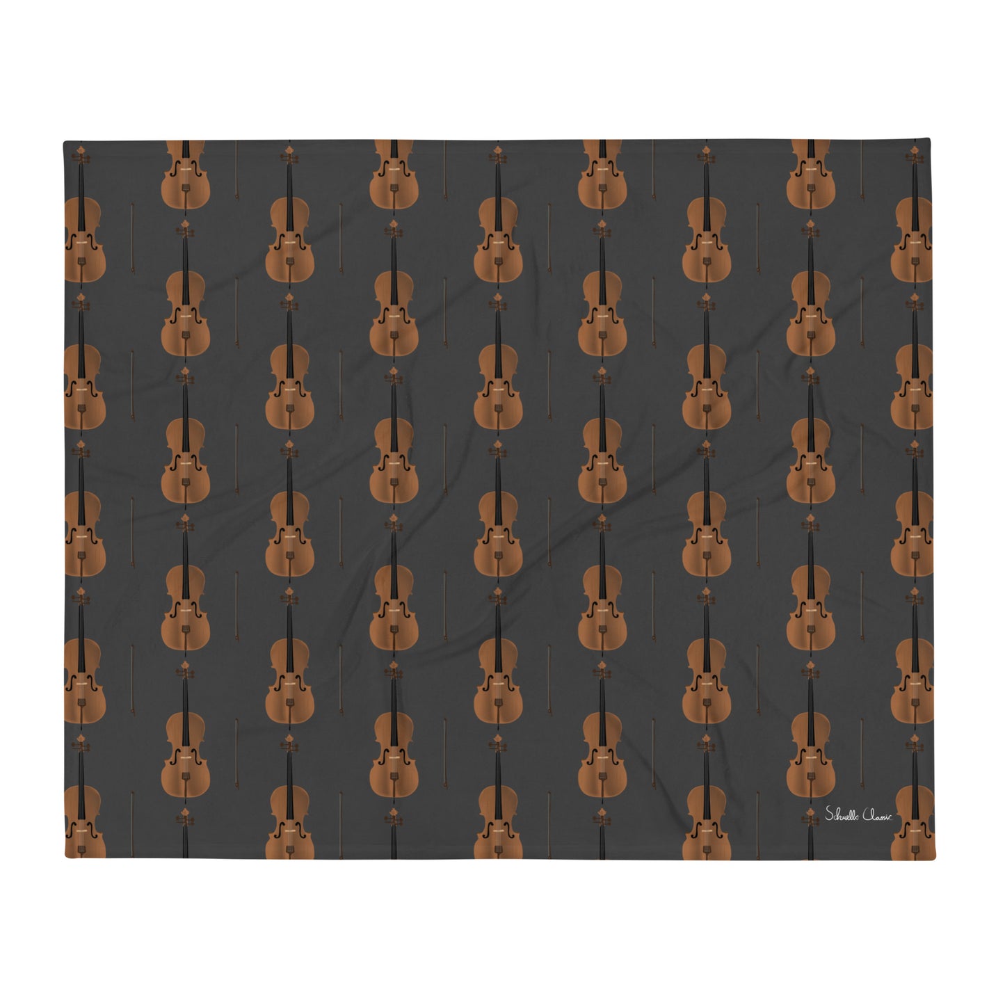 Cello Throw Blanket Grey Signature