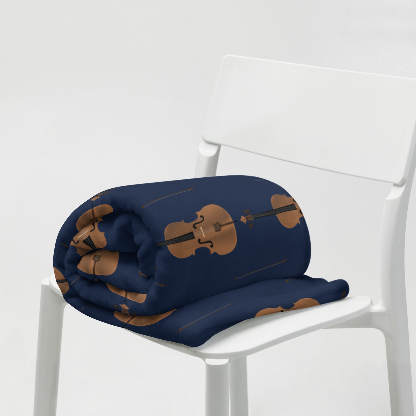 Cello Throw Blanket Navy Signature