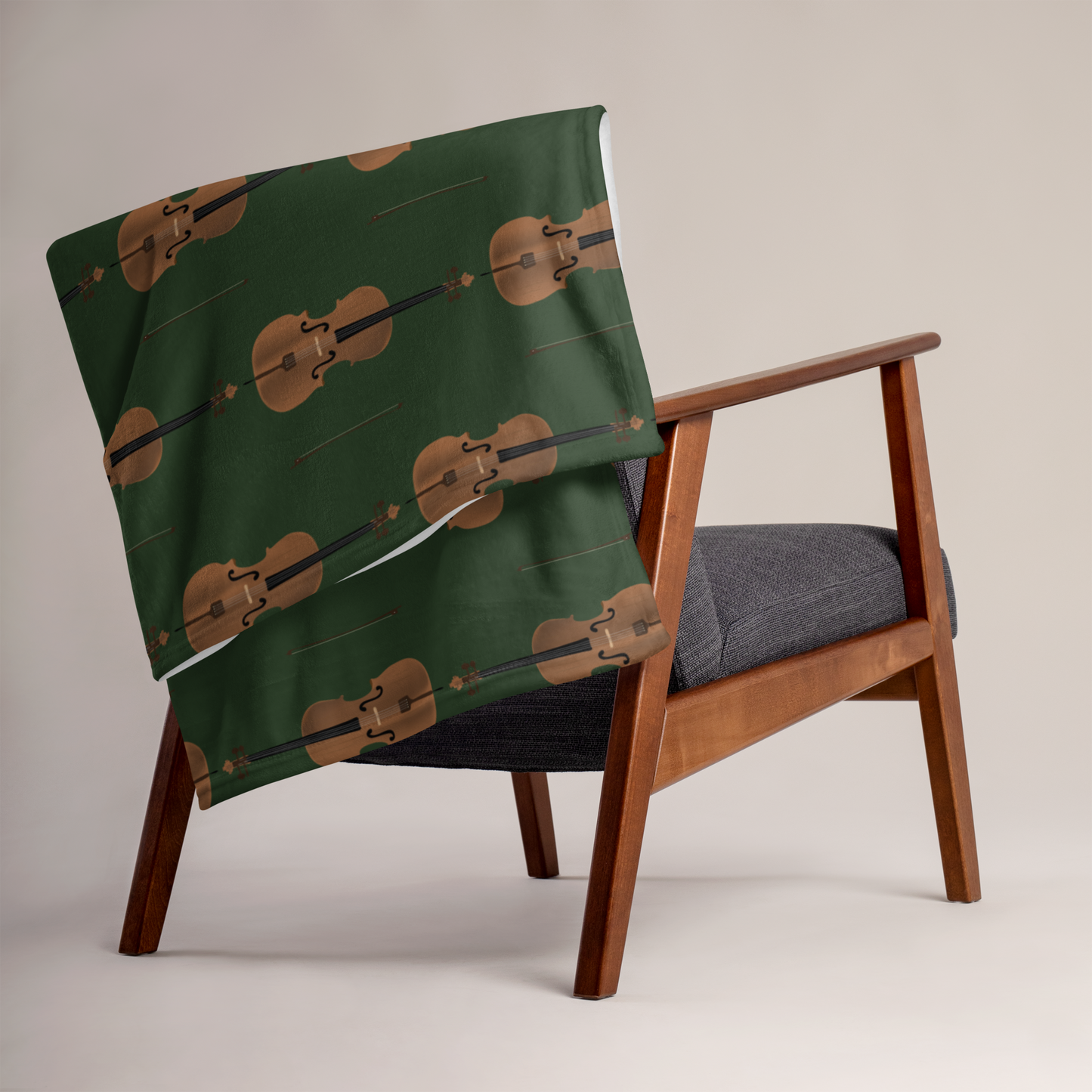 Cello Throw Blanket Myrtle Green Signature