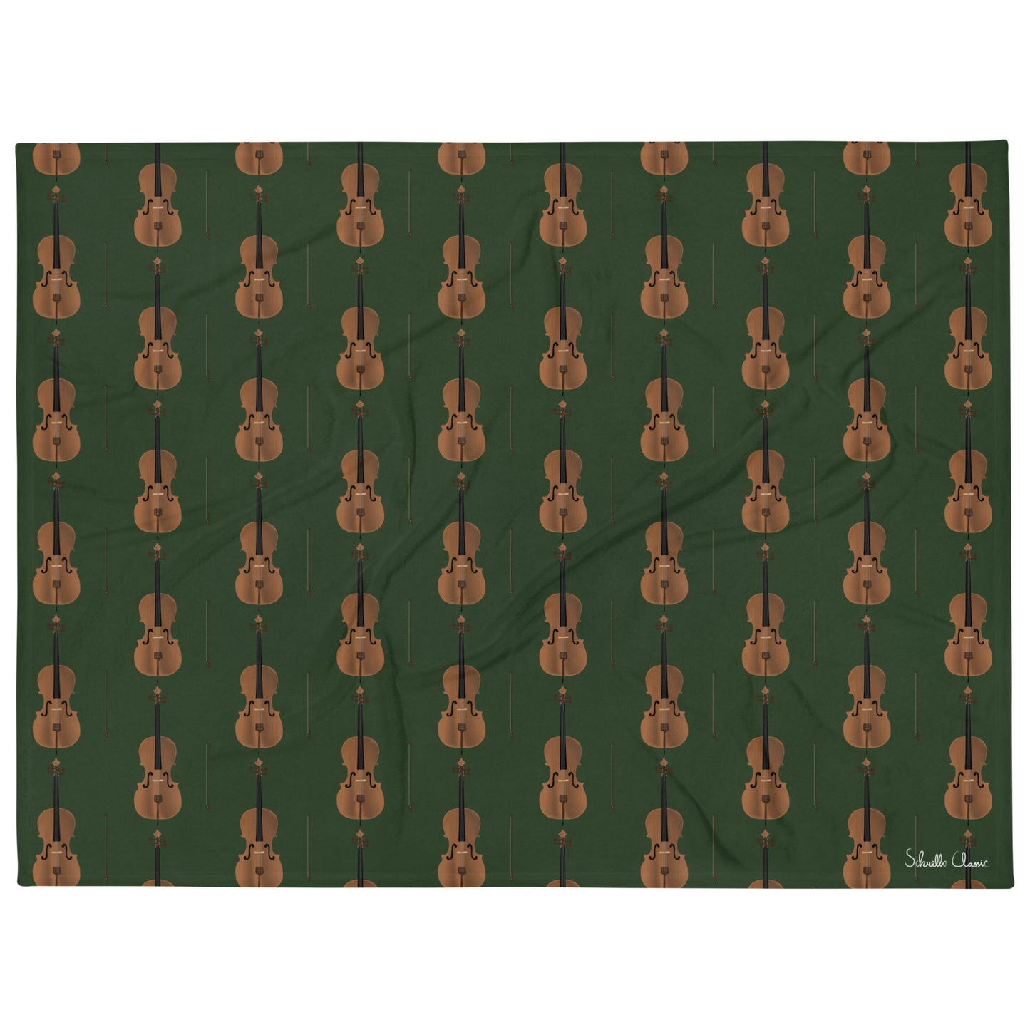 Cello Throw Blanket Myrtle Green Signature