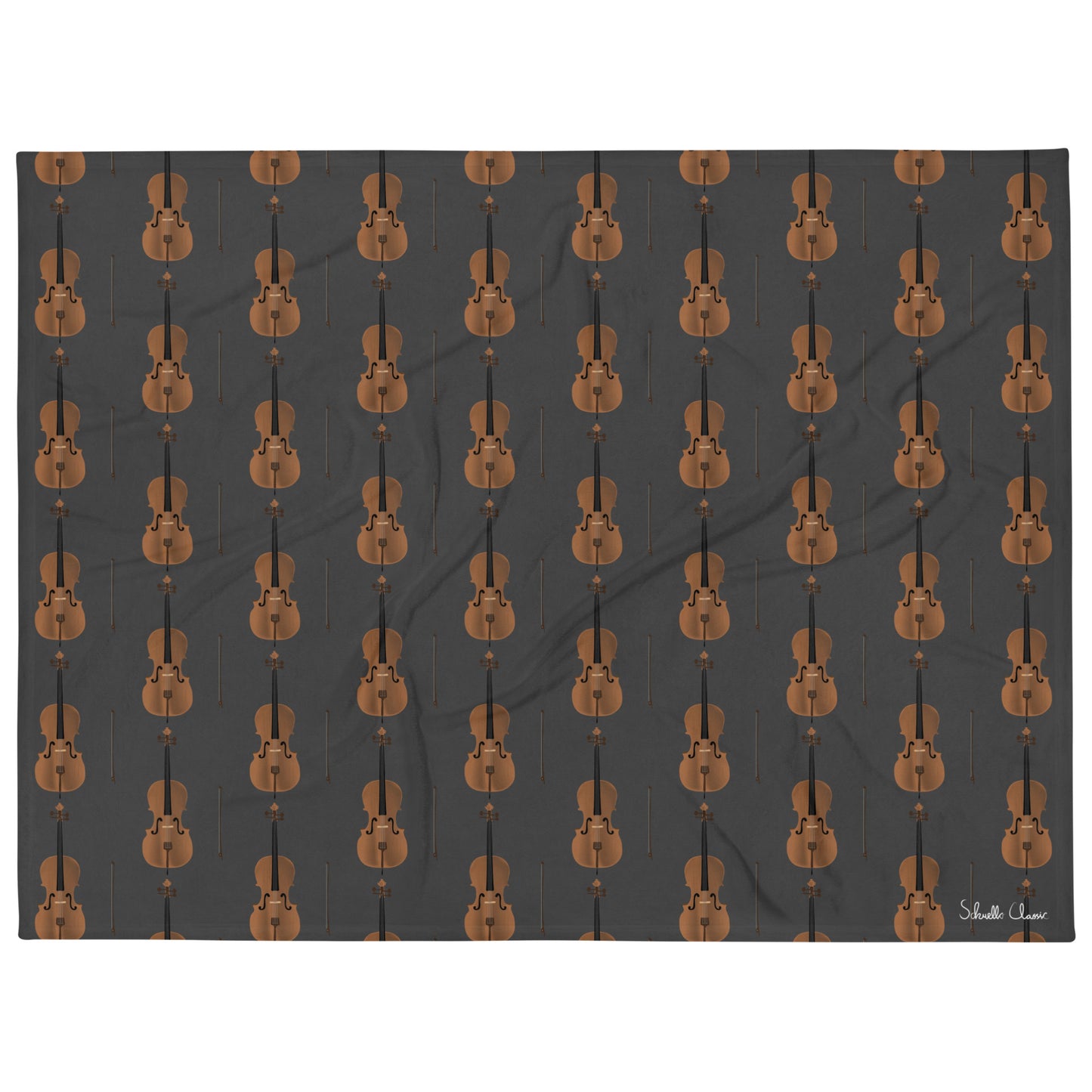 Cello Throw Blanket Grey Signature