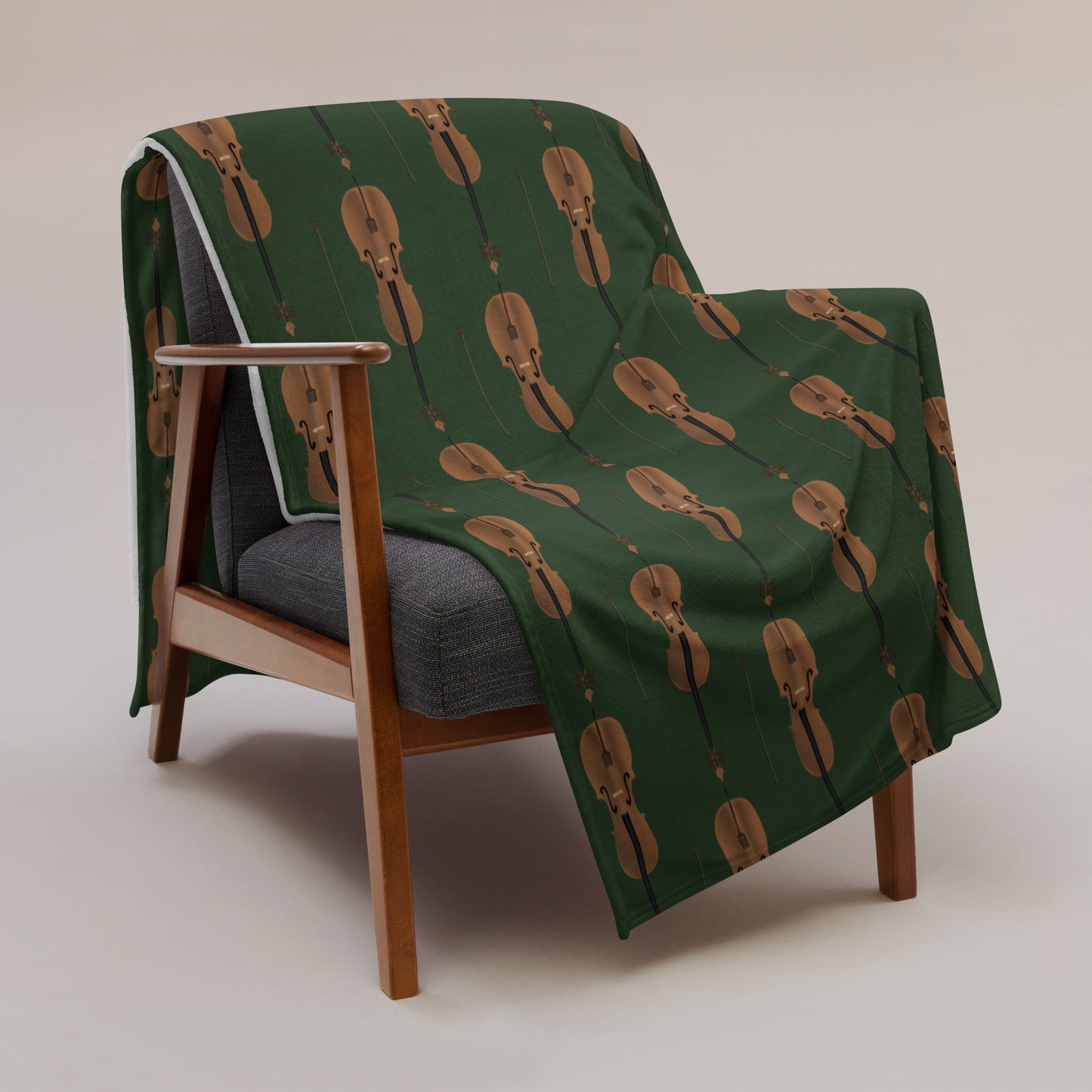 Cello Throw Blanket Myrtle Green Signature